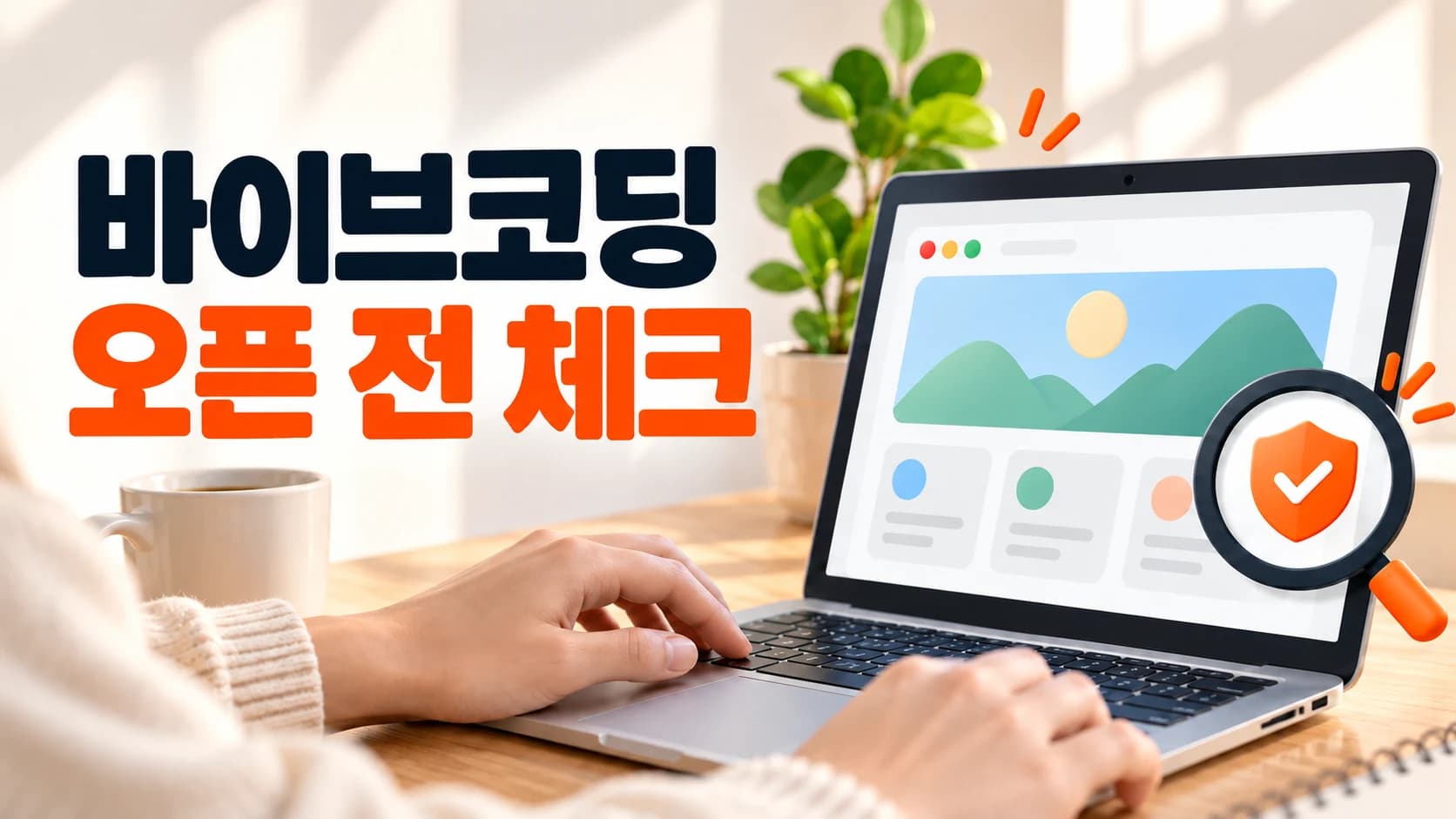 바이브 코딩으로 만든 홈페이지, 공개 전 확인할 7가지